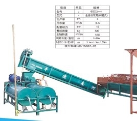 6SD2-4型紅薯淀粉加工機(jī)器各部分的作用是什么呢？